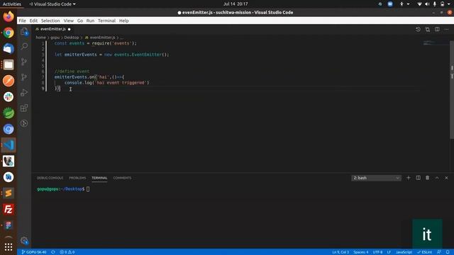 Node JS - Tutorial | Part 3 - Events | മലയാളത്തിൽ смотреть онлайн