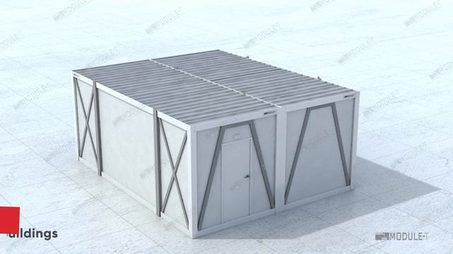 Flatpack Office Container, Quick and easy to assemble prefabricated containers | MODULE-T смотреть онлайн