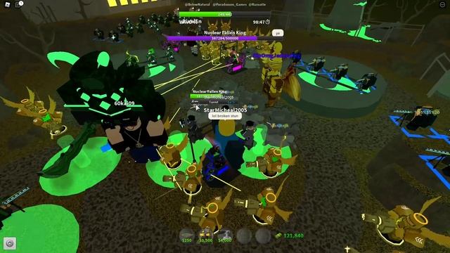 DEFEATING NUCLEAR FALLEN KING ON THE NEW HARDCORE RE-RELEASE!! | Roblox Tower Defense Simulator смотреть онлайн