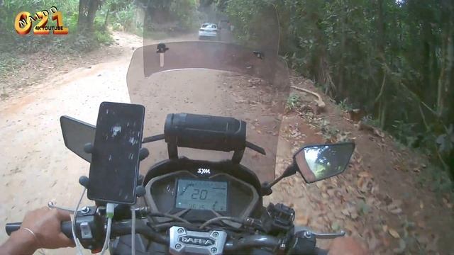 1.294 km de viagem EP.16 - Estrada de terra com scooter baixo? смотреть онлайн