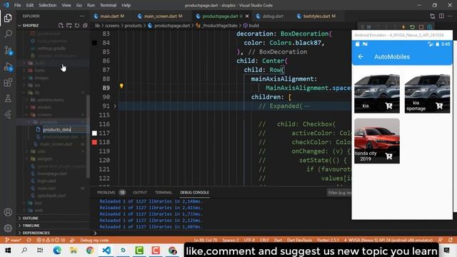 ecommerce app in flutter design product screens part 7 | flutter tutorial in Hindi/Urdu смотреть онлайн