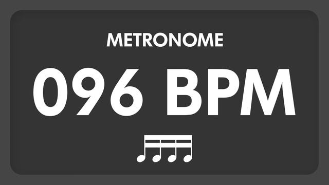 96 BPM - Metronome - 16th Notes смотреть онлайн