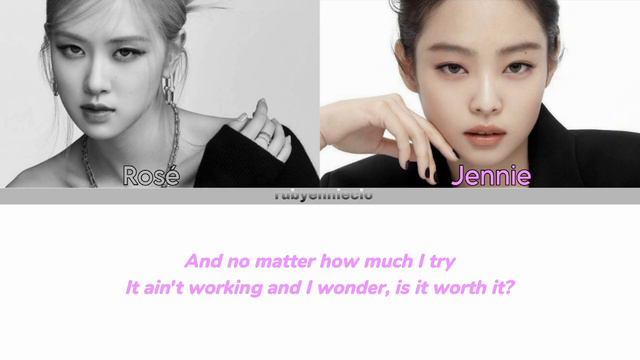 ROSÉ&JENNİE-TWO FACED (COLOR CODED LYRİCS) #jennie #rosé #colorcodedlyrics