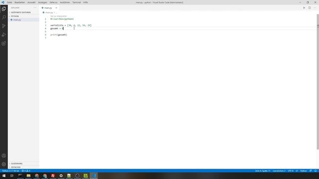 Dein erstes Python-Skript in 10 Minuten (Anfänger Tutorial deutsch) смотреть онлайн
