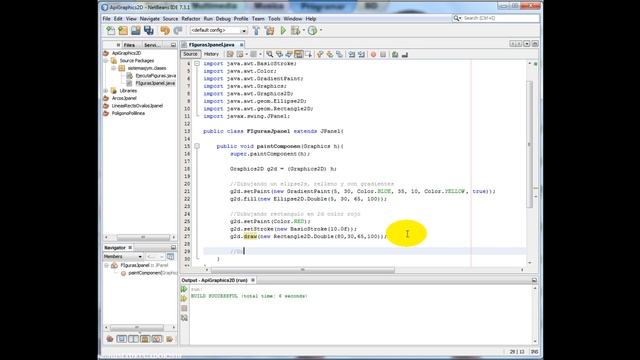 Tutorial N°7: Graphic2D en JAVA (Eclipse - Netbeans) API Java2D Objetos Bidimencionales смотреть онлайн