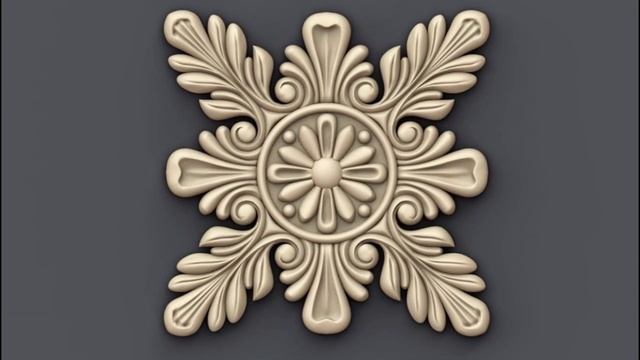 Декоративные розетки - 3D модели - Decorative rosettes смотреть онлайн