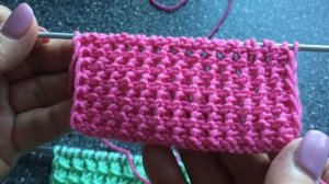 Простые узоры спицами. Узор «Бамбук». Очень простой и очень красивый