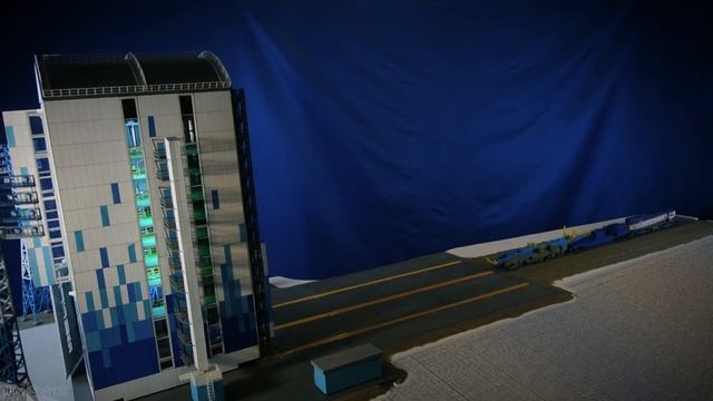 Действующий макет космодрома "Восточный". Масштаб 1/87 смотреть онлайн