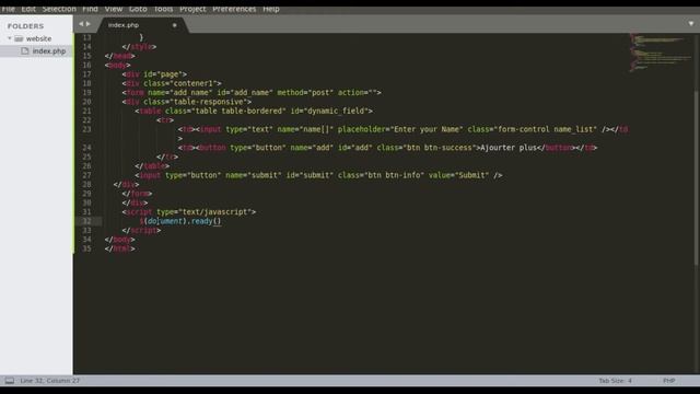 Ajouter & supprimer dynamiquement des champs de saisie avec Jquery Ajax смотреть онлайн