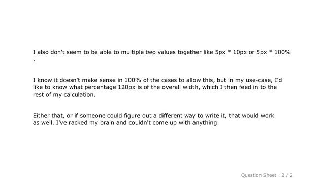 CSS : CSS calc() - Multiplication and Division with unit-ed values смотреть онлайн
