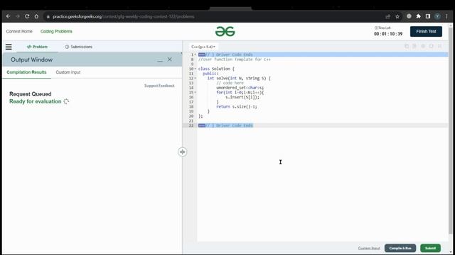 GFG Weekly Coding Contest - 122 ALL SOLUTION || SAME CHARACTER SOLUTION || JAVA || C++ || PYTHON смотреть онлайн
