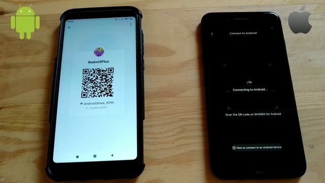 transfer files from android to iphone using shareit / Android to iOS/how to use shareit смотреть онлайн