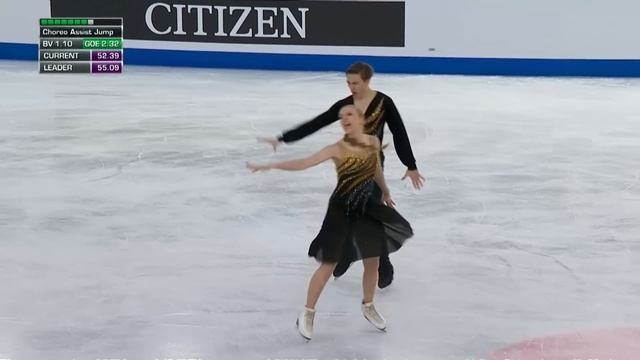 MRAZKOVA / MRAZEK (CZE) | Ice Dance Free Dance | Calgary 2023 | #WorldJFigure смотреть онлайн