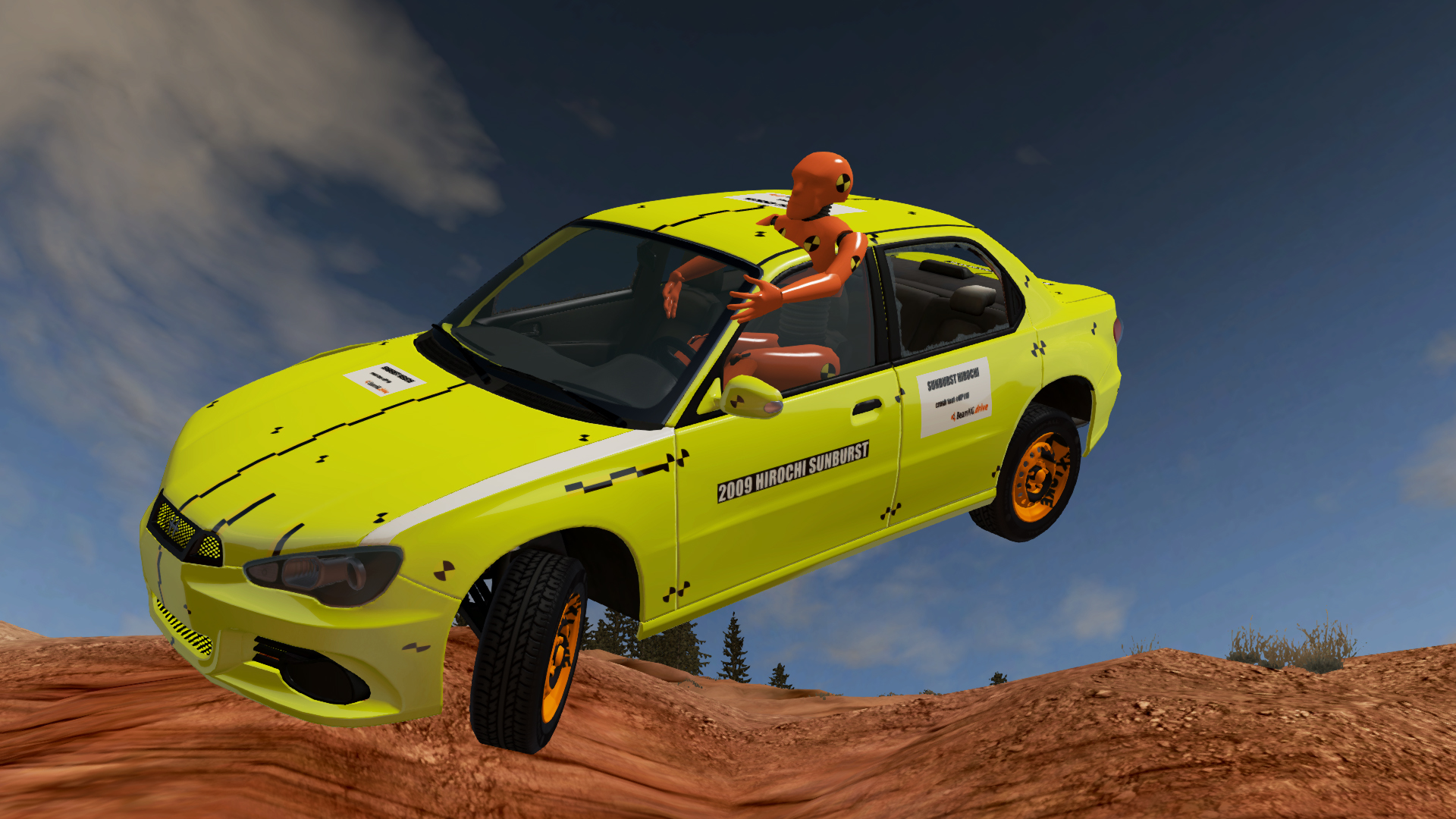 Beamng drive - потеря управления автомобилем 5 | HITGAMEZ