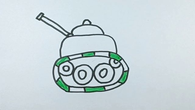 Сурет салу танк | Как нарисовать танк | How to draw a tank смотреть онлайн