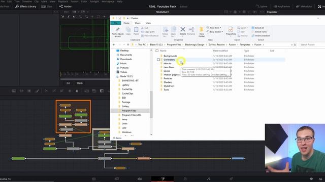 How To Save & Reuse YOUR Effects In Davinci Resolve Fusion!! смотреть онлайн