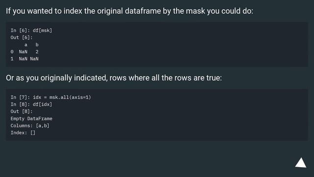 Masking multiple columns on a pandas dataframe in python смотреть онлайн
