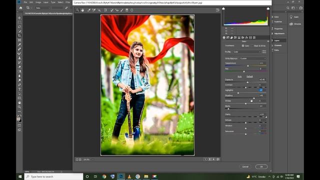Tutorial on how to edit artwork || Photoshop cc 2022 camera raw editing #05 || MS Editing 1m смотреть онлайн