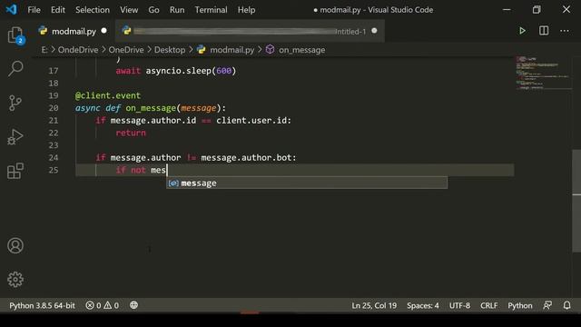 MODMAIL BOT | DISCORD.PY | PYTHON смотреть онлайн
