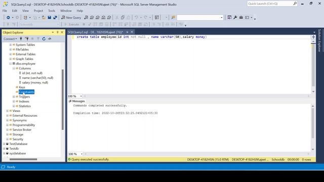 Not Null Constraint | Not Null | Constraint in sql | sql server tutorial смотреть онлайн