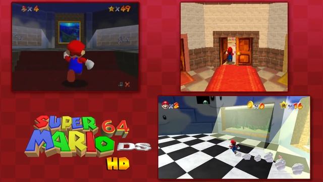 Super Mario 64 vs DS vs HD Comparison Part 2 смотреть онлайн