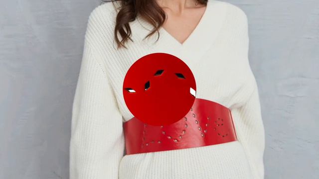 Пояс женский "LOVE" из натуральной кожи смотреть онлайн