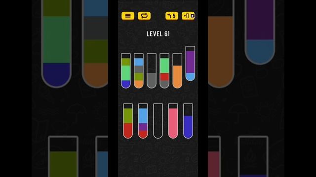 Water sort puzzle level 61 смотреть онлайн
