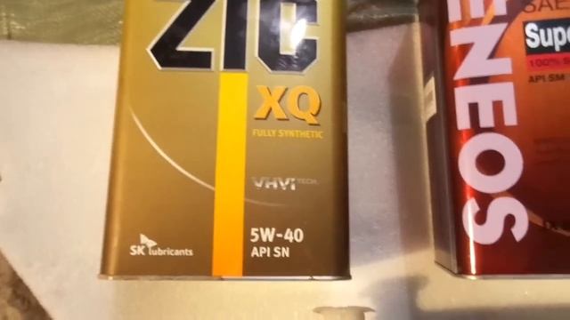 ENEOS 5w30,начало теста.