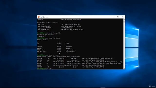 Ubuntu Linux Server: Configuring The Firewall смотреть онлайн