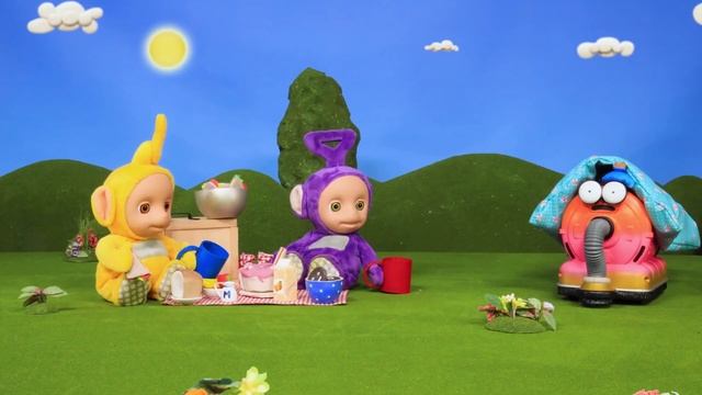 ☆ телепузики ☆ летающая еда | партия Dipsy в | Стоп движение HD