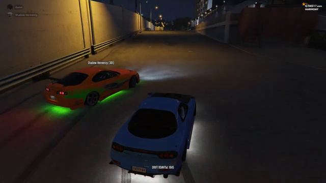Twin Drift Supra A80/Mazda RX7. GTA 5 RP смотреть онлайн