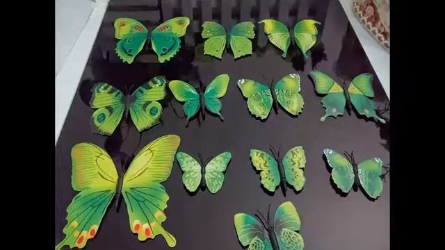 3д бабочки на стене для декорирования смотреть онлайн