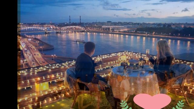 Доброго романтического вечера. #EllaSmile .Спокойного вечера.Открытка. смотреть онлайн