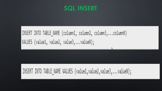 38. Insert data into table in the database using SQL смотреть онлайн