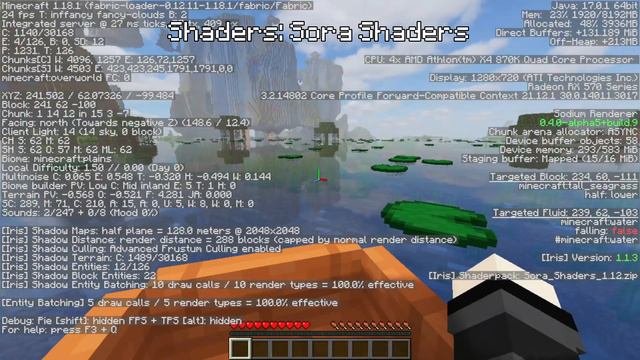 Iris Shaders Minecraft Test смотреть онлайн