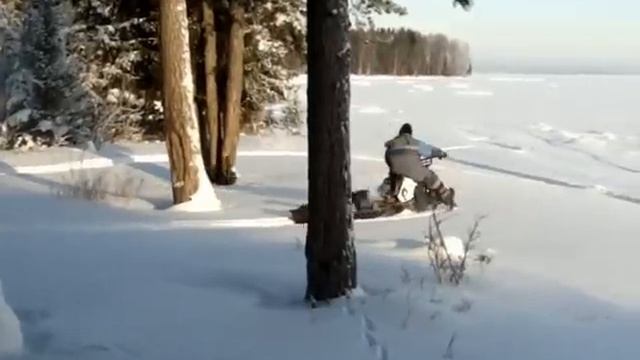 Снегоход Рыбинка1 покатушки смотреть онлайн