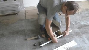 Укладка керамогранита на пол .Подготовка .