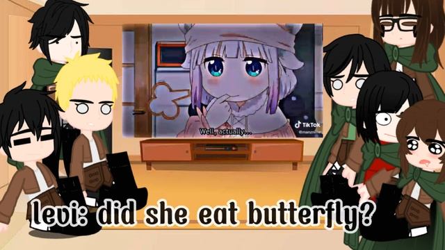 Aot react to Kanna // Short ig // No thumbnail // Part 2 смотреть онлайн