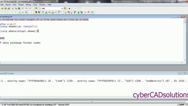 How to write a AutoLISP Program to Create New Objects in AutoCAD смотреть онлайн