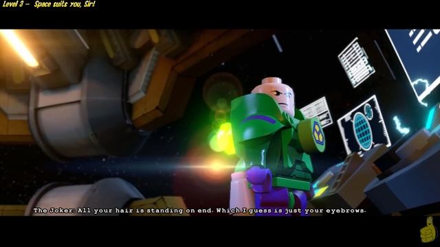 Lego Batman 3 Beyond Gotham: Lvl 3 Space Suits You Sir! Trophy/Achievement (Story Walkthrough) - HT смотреть онлайн