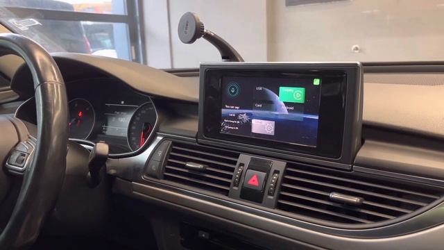 Audi A6 RMC Kablosuz Apple CarPlay Android Auto USB Müzik ve USB Video Uygulaması смотреть онлайн