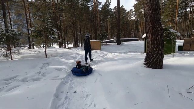 Горный Алтай зимой. Отдыхаем в отеле Чепош-парк. смотреть онлайн