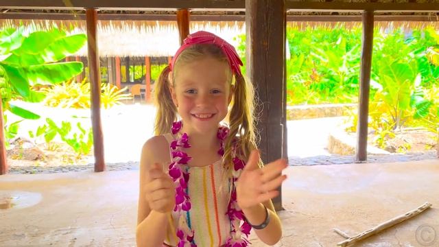 Nastya and Dad take a family trip to Hawaii смотреть онлайн