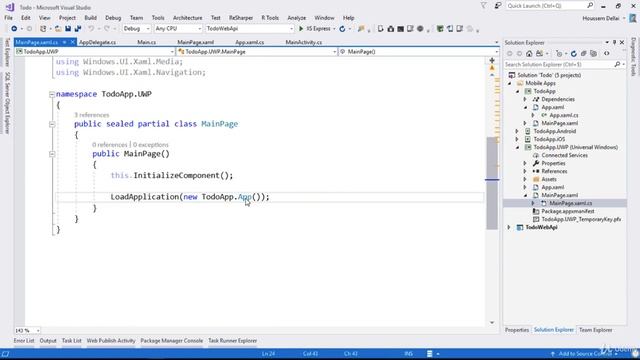 I want to connect my Xamarin Forms app to REST API : Creating the Xamarin Forms project смотреть онлайн