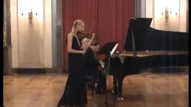 POULENC: Violin Sonata By Xenia Akeynikova-Gamaris  Itamar Golan (Mov 3)