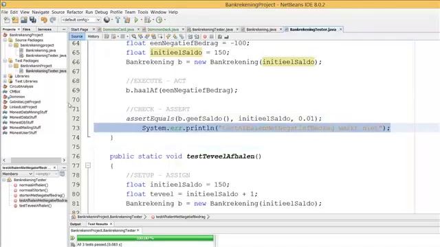 Test Driven Design 4 - Howest Brugge Toegepaste Informatica SSE Java смотреть онлайн