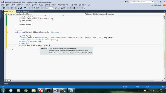 C# Ders 31 DataGridView Ekleme Silme Güncelleme ve Arama смотреть онлайн
