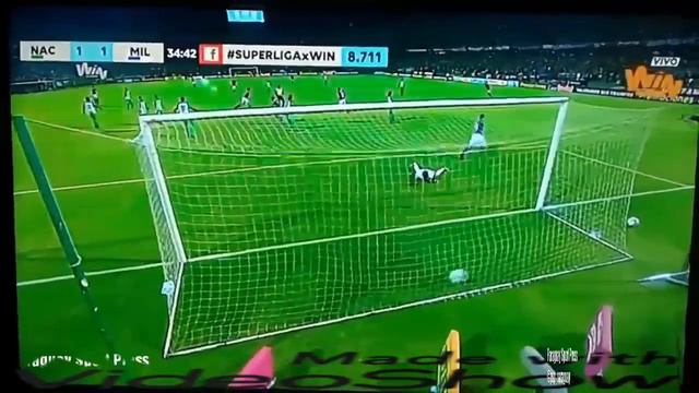 Doblete de Roberto Búfalo Ovelar - Atlético Nacional 1 Millonarios 2 смотреть онлайн