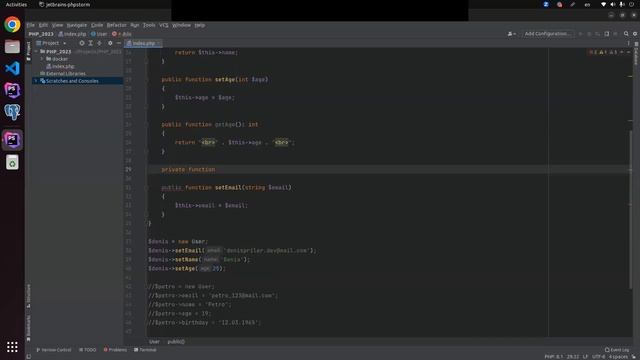 PHP 2 курс, ООП занятя 2 Методы в Классах смотреть онлайн