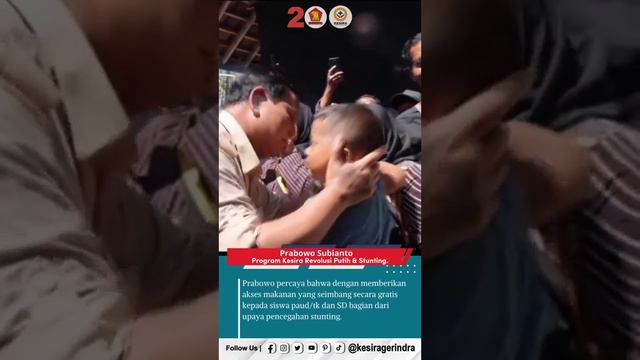 Prabowo : Program Kesira, Revolusi Putih & Stunting